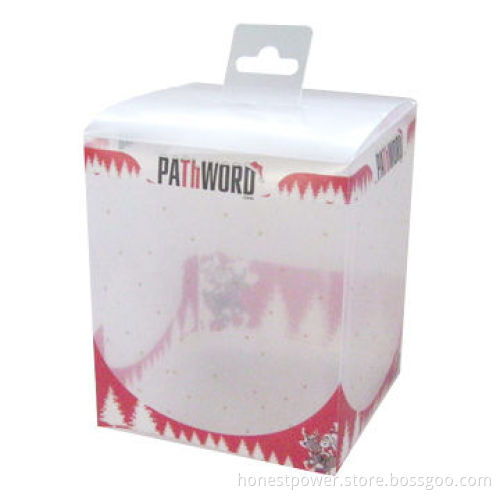 Christmas Boxes, Made of Clear Plastic, Idea for Gifts, Customized Sizes/Logos are Accepted